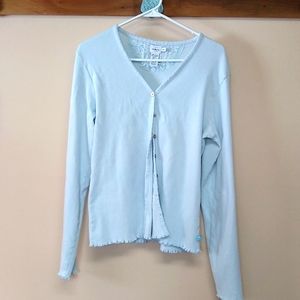 Light blue button down shirt/jacket
